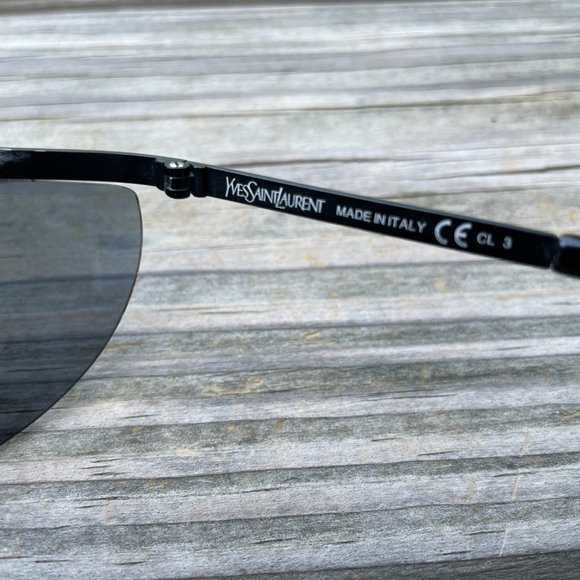 YSL Yves Saint Laurent Sunglasses Women Shield Eye - Picture 9 of 14